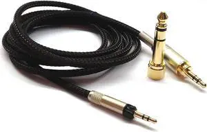 Replacement Audio Upgrade Cable Compatible with Sennheiser HD598 HD598Cs HD560s HD598SE HD620S HD400PRO HD599 HD569 HD579 HD505 Headphones 1.5meters/4.9feet