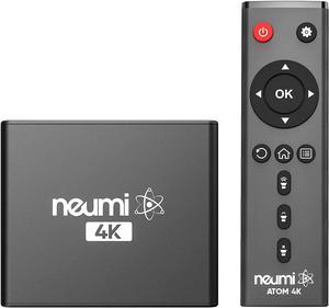 NEUMI Atom 4K Ultra-HD Digital Media Player for USB Drives and SD Cards - Plays 4K/UHD 60fps Videos, HEVC/H.265, HDMI and Analog AV, Automatic Playback and Looping Capability