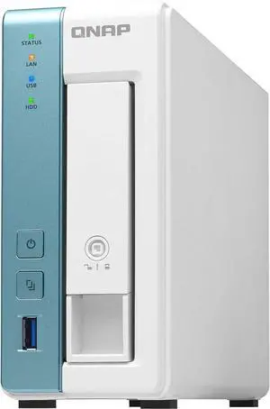 QNAP TS-131K 1 Bay Home NAS with One 1GbE Port QNAP TS-131K 1 Bay Home NAS with One 1GbE Port