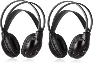 Infrared Wireless Car Headphones for Town & Country, Sienna, Sequoia, Odyssey, Grand Caravan, Durango, Tahoe, Suburban, Yukon (XL), Acadia, Escalade, Pathfinder, Quest, Enclave, uConnect VES Infrared Wireless Car Headphones for Town & Country, Sienna, Sequoia, Odyssey, Grand Caravan, Durango, Tahoe, Suburban, Yukon (XL), Acadia, Escalade, Pathfinder, Quest, Enclave, uConnect VES