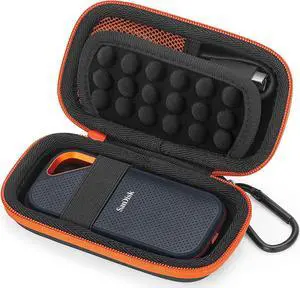 Hard Case for SanDisk Extreme Pro/SanDisk Extreme Portable External SSD 500GB 1TB 2TB Travel Case Protective Cover Storage Bag