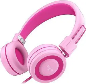 ELECDER i37 Kids Headphones for School Children Girls Boys Teens, Rose/Pink | Foldable Adjustable Lightweight, 3.5mm Audio Jack On Ear Headphones for Smartphones Chromebook Computer PC Tablets Travel ELECDER i37 Kids Headphones for School Children Girls Boys Teens, Rose/Pink | Foldable Adjustable Lightweight, 3.5mm Audio Jack On Ear Headphones for Smartphones Chromebook Computer PC Tablets Travel