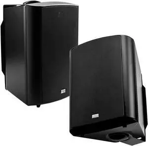 OSD 5.25" Outdoor Patio Speaker Pair 120W, IP54 Weather Resistant, Black AP520