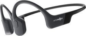 Aftershokz Aeropex (Rebranded as Shokz OpenRun) - Open-Ear Bluetooth Bone Conduction Sport Headphones - Sweat Resistant Wireless Earphones for Workouts and Running - Built-in Mic