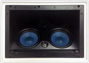 5252AC Silver Ticket in-Ceiling Speaker with Pivoting Full Speaker Adjustable Angle Woofers and Tweeter (Dual 5.25 Inch in-ceiling Center Channel) CEILING ONLY