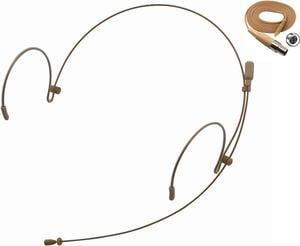 J K Pro Earhook Headset Headworn Microphone MIC-J 071S Compatible with Shure Wireless System - Mini XLR TA4F Detachable Cable