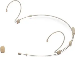 Samson DE10x Omnidirectional Headset Microphone with Four Adapter Cables Compatible with Most Popular Wireless Systems (Tan)