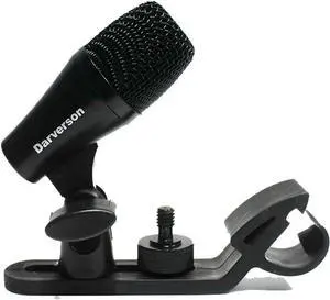 Cardioid Dynamic Tom Snare Drum Microphone Mic for Drum Kit Percussion Instrument Sound Pickup with Fixed Holder Mount