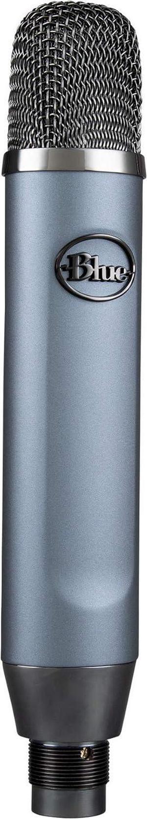 Blue Ember XLR Condenser Mic for Recording and Streaming, Custom Cardioid Capsule and Mic Stand Mount, Gray