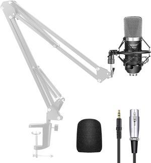Neewer NW-700 Professional Studio Broadcasting & Recording Condenser Microphone (1)NW-700 Condenser Microphone (1)Metal Microphone Shock Mount (1)Ball-type Anti-wind Foam Cap (1)Microphone Audio Cable