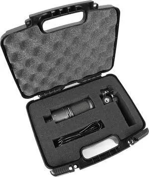 CASEMATIX Studio Microphone Case Compatible with Condenser, Capsule, Tube MXL Genesis, V67G, V69, 770, 990, 550, 551, 440, 4000, 5000, V67, V87, V250 and Accessories