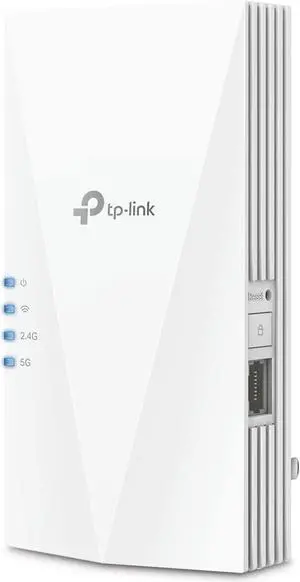 WiFi 6 Extender(RE600X)-Internet Booster Covers up to 1500 sq.ft and 30 Devices AX1800 Dual Band Wireless Signal Booster Repeater Gigabit Ethernet Port AP Mode OneMesh Compatible