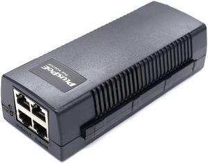Dual Ports Gigabit Power Over Ethernet Injector Adapter (35 Watts Max) with 2 PoE for IP Cameras, VOIP Phones or Access Points and Other 802.3af Devices