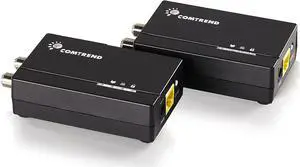 Comtrend G.hn Powerline 1200Mbps Ethernet Over Coaxial Kit I Enhanced Streaming and Gaming I 2 Unit Kit (GCA-6000KIT)