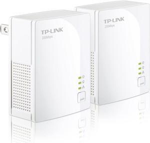 TP-Link AV200 Nano Powerline Adapter Starter Kit, up to 200Mbps (TL-PA2010KIT)