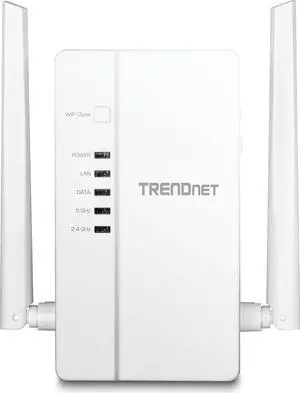 TRENDnet Wi-Fi Everywhere Powerline 1200 AV2 AC1200 Wireless Access Point, Expand Your Wireless Coverage, Built-in Concurrent Dual-Band, 3 x Gigabit Ports, MIMO, Beamforming, White, TPL-430AP