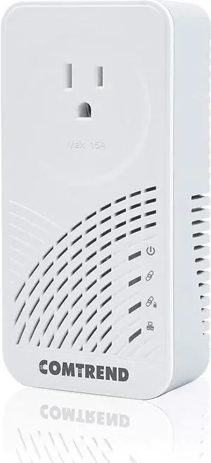 Comtrend G.hn Powerline Adapter with Pass-Through Outlet I Single Device (PG-9182PT)