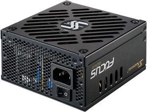 Seasonic FOCUS SGX-500, 500W 80+ Gold, Full-Modular, SFX-L Form Factor, Compact Size, Fan Control in Fanless, Silent, and Cooling Mode, Power Supply, SSR-500SGX.