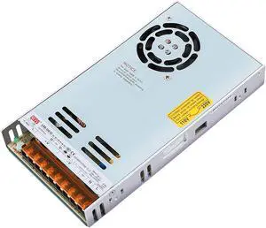 NVVV dc switching power supply LRS-350-12 ultra-thin ac 110V 220V to DC12V 29A converter switch transformer for CCTV, Computer Project, 3D Printer, LED Strip Light, Router (12V 350W)