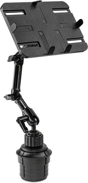 Premium Cup Holder Tablet Mount for Cars - Tablet ELD Mount - Heavy Duty Aluminum Tablet Mount For iPad, Galaxy, & Fire Tablets (MI-7320)