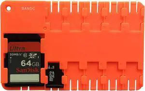 Bandc 2pcs Red Micro Sd/sdhc/sdxc Card Storage Holder Case (Memory Card Not Included) Bandc 2pcs Red Micro Sd/sdhc/sdxc Card Storage Holder Case (Memory Card Not Included)