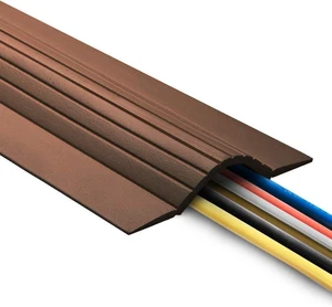 UT Wire 10FT Cable Blanket High Capacity Low Profile Cord Cover and Wire Protector - Brown UT Wire 10FT Cable Blanket High Capacity Low Profile Cord Cover and Wire Protector - Brown