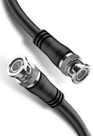 SDI Cable 50ft,  3G HD-SDI Cable, Heavy Duty BNC to BNC Cable 75 Ohm, 1080P for Video Security Camera CCTV Systems Video Coaxial Cable