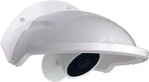 Universal Sun Rain Shade Camera Cover Shield for Nest/Ring/Arlo/Dome/Bullet Outdoor Camera - White (2)