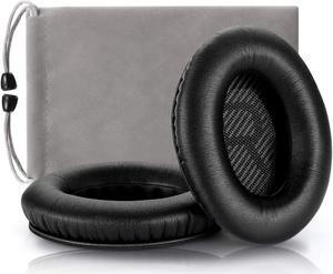 Headphones Replacement Ear Pads for  Quietcomfort QC15 QC25 QC35 35 ii (Black)