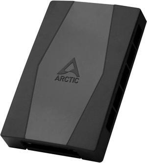 ARCTIC Case Fan Hub - 10-fold PWM Fan Distributor with SATA Power, Fan Hub - Black