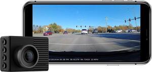 Garmin Dash Cam 46 Wide 140Degree Field of View In 1080P HD 2 LCD Screen and Voice Control Very Compact with Automatic Incident Detection and Recording