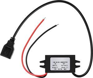 12v to 5v Converter Buck Module USB Output Power Adapter Dc Power Adapter Converter Direct Current to Direct Current Regulator Car Power Converter (1)
