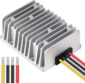 Cllena DC 24V Step Down to 13.8V 40A 552W Converter Voltage Regulator, Waterproof DC/DC Voltage Reducer Buck Transformer Power Supply for Golf Cart