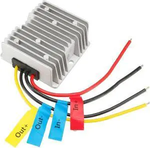 uxcell Power Voltage Converter DC12V Up to DC19V 8A 152W Waterproof Voltage Convert Transformer