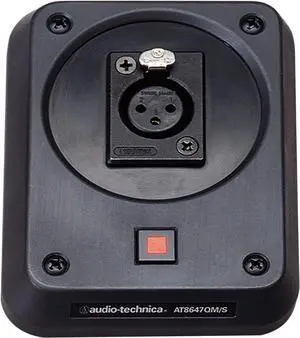 Audio-Technica Mic Shock-Mount Plate W/Switch Audio Technica Shockmount Plate (AT8647QM/S), Black Audio-Technica Mic Shock-Mount Plate W/Switch Audio Technica Shockmount Plate (AT8647QM/S), Black