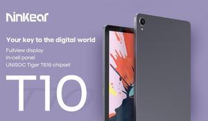 Ninkear T10 Tablet 10.1-inch Full HD IPS 1920 * 1200P 8GB + 128GB 18 watt PD fast charging 8000MAh battery Android 12 Tablet