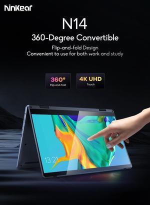 Ninkear N14 Notebook 14-inch 4K Touchscreen Laptop 12th Generation Intel N95 Processor 12GB DDR5 + 1TB SSD Windows 11 Ultrabook 1 TB 12GB