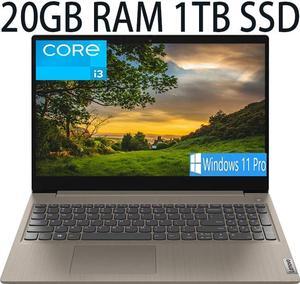 Lenovo IdeaPad 3 15 Touchscreen Laptop, 11th Gen Intel Core i3-1115G4 Dual-Core, Intel UHD Graphics, 20GB DDR4  1TB PCIe SSD, 15.6" HD (1366 x 768) Display, Wi-Fi 5, Windows 11 Pro