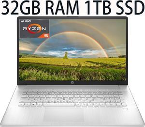 HP 17 Thin and Light Laptop, AMD Ryzen 5 5500U Processor 6-Core