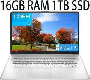 HP 15 Touchscreen Laptop, Intel Core i3 1115G4 2-Core, Intel UHD Graphics, 16GB DDR4  1TB PCIe SSD, 15.6-inch HD (1366 x 768) Touchscreen, WiFi, USB, Bluetooth, HDMI, Webcam, Windows 11 Pro