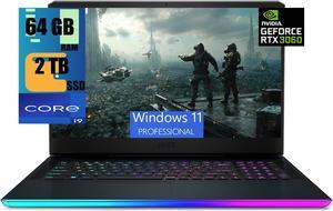 MSI Raider GE76 17 Gaming Laptop, 17.3" 144Hz FHD Display, Intel Core i9-12900H 14-core, GeForce RTX 3060 6GB, 64GB DDR5  2TB PCIe SSD, Thunderbolt 4, Cooler Boost 5, Windows 11 Pro