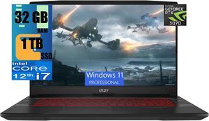 MSI Pulse GL66 15 Gaming Laptop 156 FHD 144 Hz Intel Core i712700H 14 Cores NVIDIA GeForce RTX 3070 8 GB GDDR6 32GB DDR4 1TB PCIe SSD RGB Gaming Keyboard Windows 11 Pro
