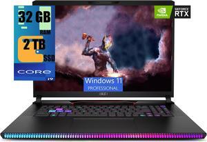 MSI Raider 17 Gaming Laptop, 17.3" QHD 240Hz Display, Intel Core i9-13980HX 24 Cores Processor, NVIDIA GeForce RTX 4090 8GB GDDR6, 32GB DDR5  2TB PCIe SSD, Thunderbolt 4, Windows 11 Pro