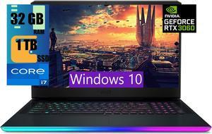 MSI GE76 17 Gaming Laptop, 17.3" 144Hz FHD (1920 x 1080) Display, Intel Core i7-11800H 8-core Processor, NVIDIA GeForce RTX 3060 6GB, 32GB DDR4  1TB PCIe SSD, Backlit Keyboard, Windows 10