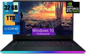 MSI GE76 17 Gaming Laptop, 17.3" 144Hz FHD (1920 x 1080) Display, Intel Core i7-11800H 8-core Processor, NVIDIA GeForce RTX 3060 6GB, 32GB DDR4  1TB PCIe SSD, Backlit Keyboard, Windows 10 Pro