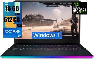 MSI GE76 17 Gaming Laptop, 17.3" 144Hz FHD (1920 x 1080) Display, Intel Core i7-11800H 8-core Processor, NVIDIA GeForce RTX 3060 6GB, 16GB DDR4  512GB PCIe SSD, Backlit Keyboard, Windows 11