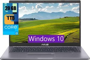 ASUS VivoBook 15 Laptop, 15.6" FHD1920 x 1080 Touchscreen, Intel Core i3-1115G4 Up to 4.1GHz 2 Cores Processors, Intel UHD Graphics, 20GB DDR4  1TB PCIe SSD, Fingerprint Reader, Windows 10