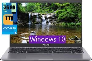 ASUS Vivobook 15 Laptop, 15.6" FHD (1920 x 1080) Touchscreen, Intel Core i5-1135G7 4 Cores Processor, Intel Iris Xe Graphics, 36GB DDR4  1TB PCIe SSD, Webcam, HDMI, Wi-Fi, Windows 10