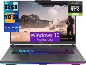 ASUS ROG Strix G16 Gaming Laptop 160 QXGA 2560x1600 240Hz Display Intel Core i914900HX 24Cores Processor GeForce RTX 4060 8GB GDDR6 32GB DDR5 512GB PCIe SSD WiFi 6E Windows 10 Pro