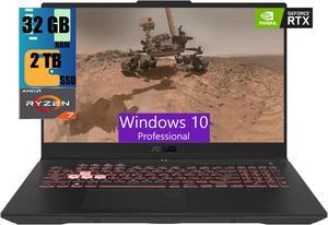 ASUS TUF Gaming A15 Gaming Laptop, 15.6" FHD 144Hz Display, AMD Ryzen 7 7940HS 8 Core Processor, NVIDIA GeForce RTX 4070 8GB GDDR6, 32GB DDR5  2TB PCIe SSD, Wi-Fi 6, Windows 10 Pro